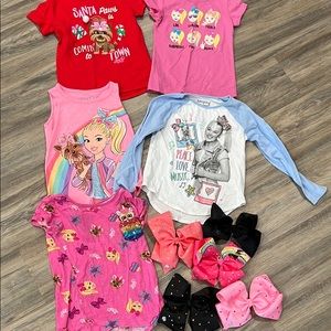 Jojo shirt & bow lot
